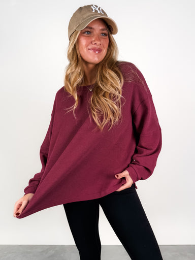 Maroon Sweatshirt 