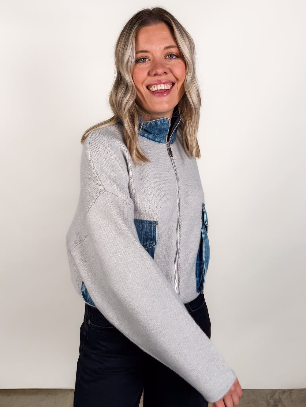 Hitting Stride Sweater Jacket