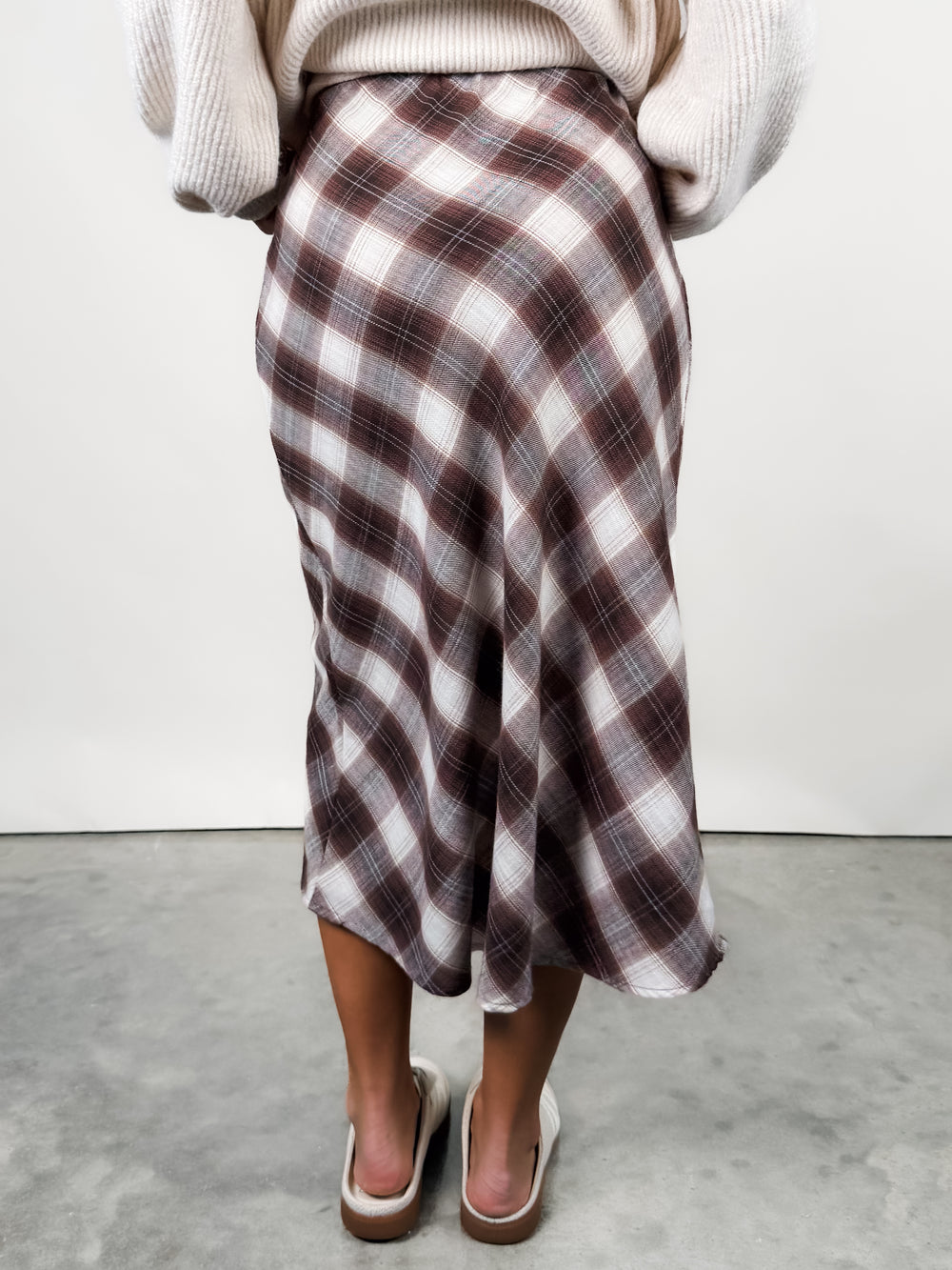 Flames In Your Eyes Plaid Skirt
