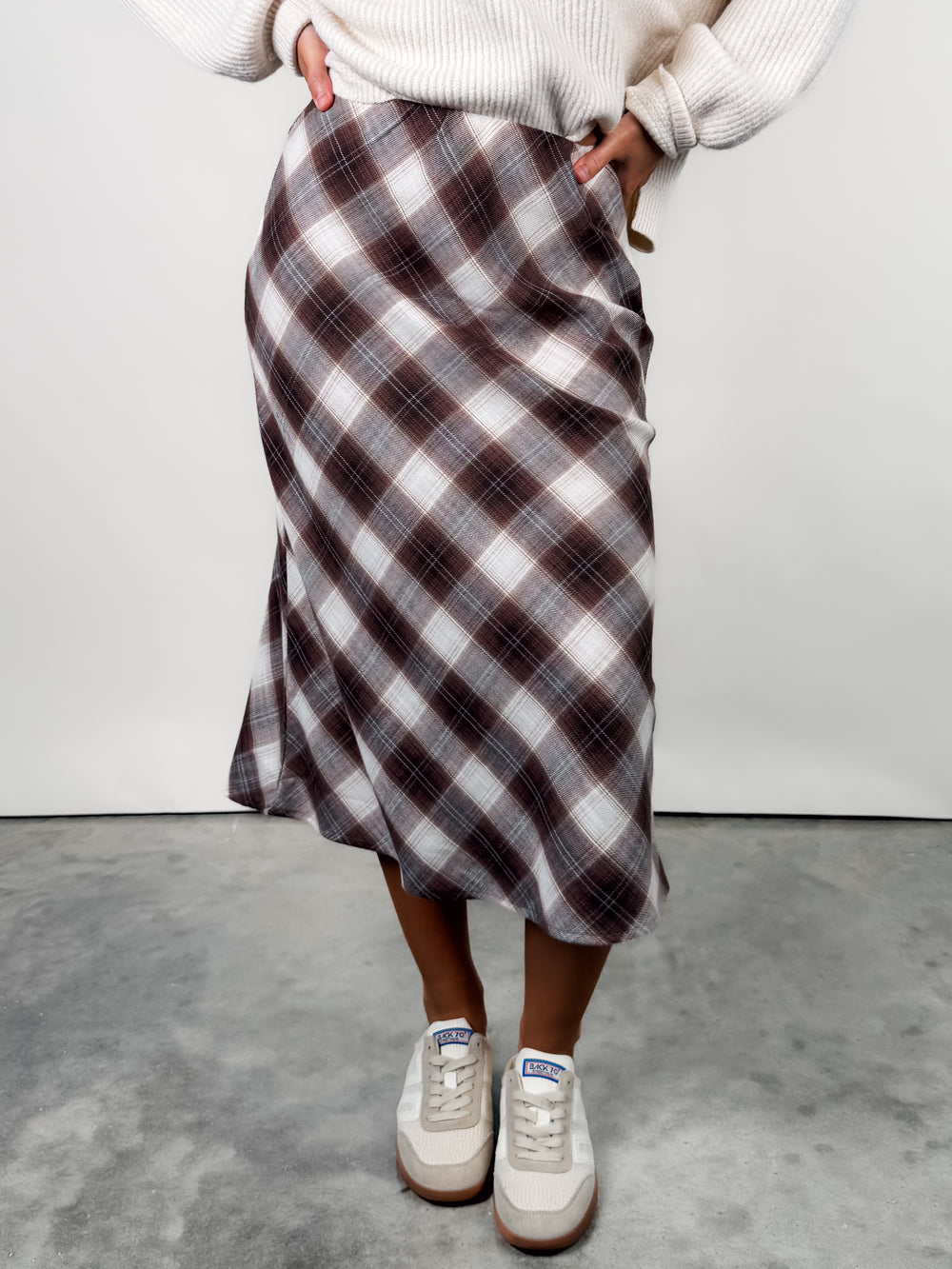 Flames In Your Eyes Plaid Skirt