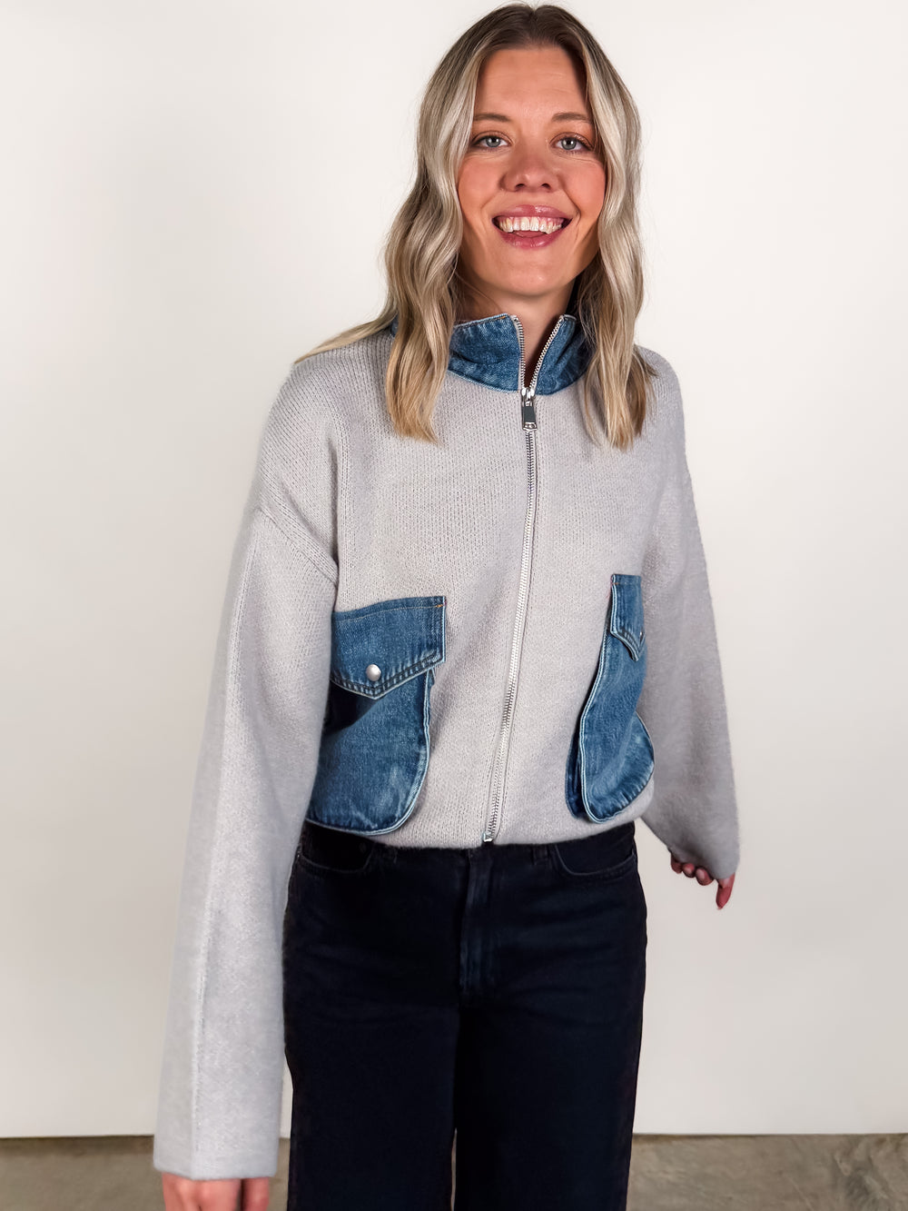 Hitting Stride Sweater Jacket