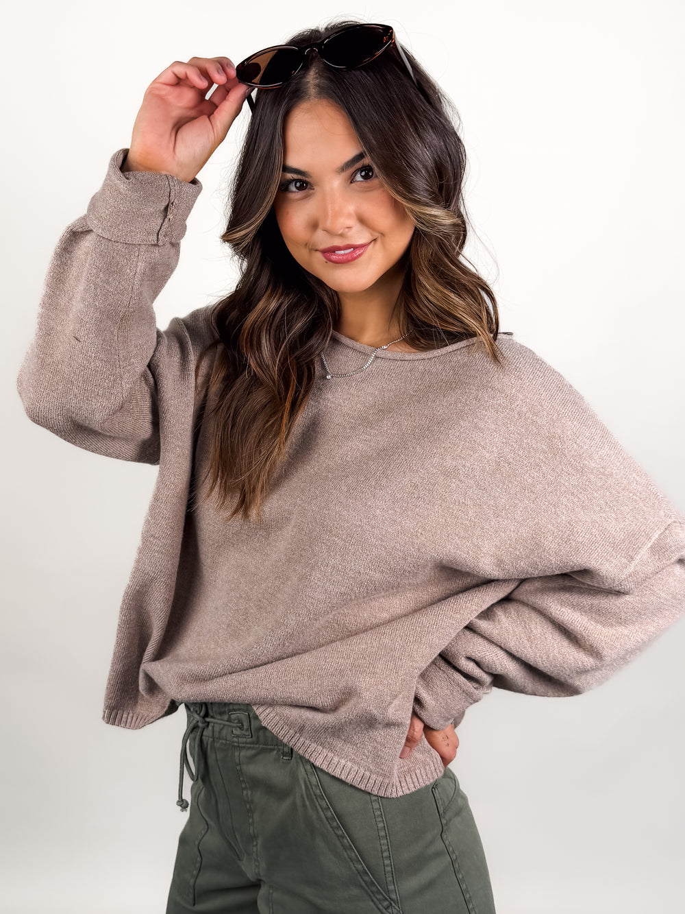 Never Went Away Boatneck Sweater
