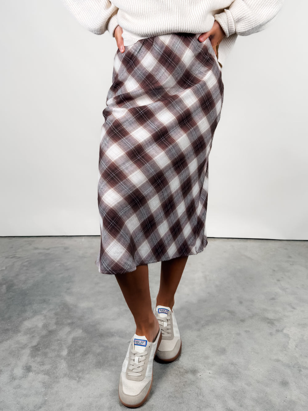 Flames In Your Eyes Plaid Skirt