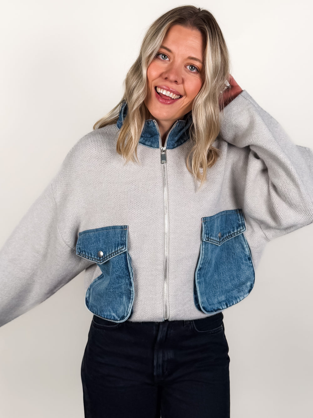 Hitting Stride Sweater Jacket