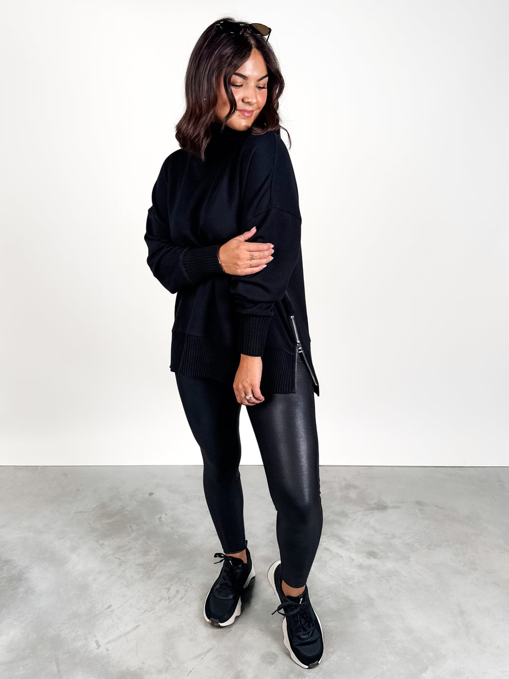 Faux Leather Legging