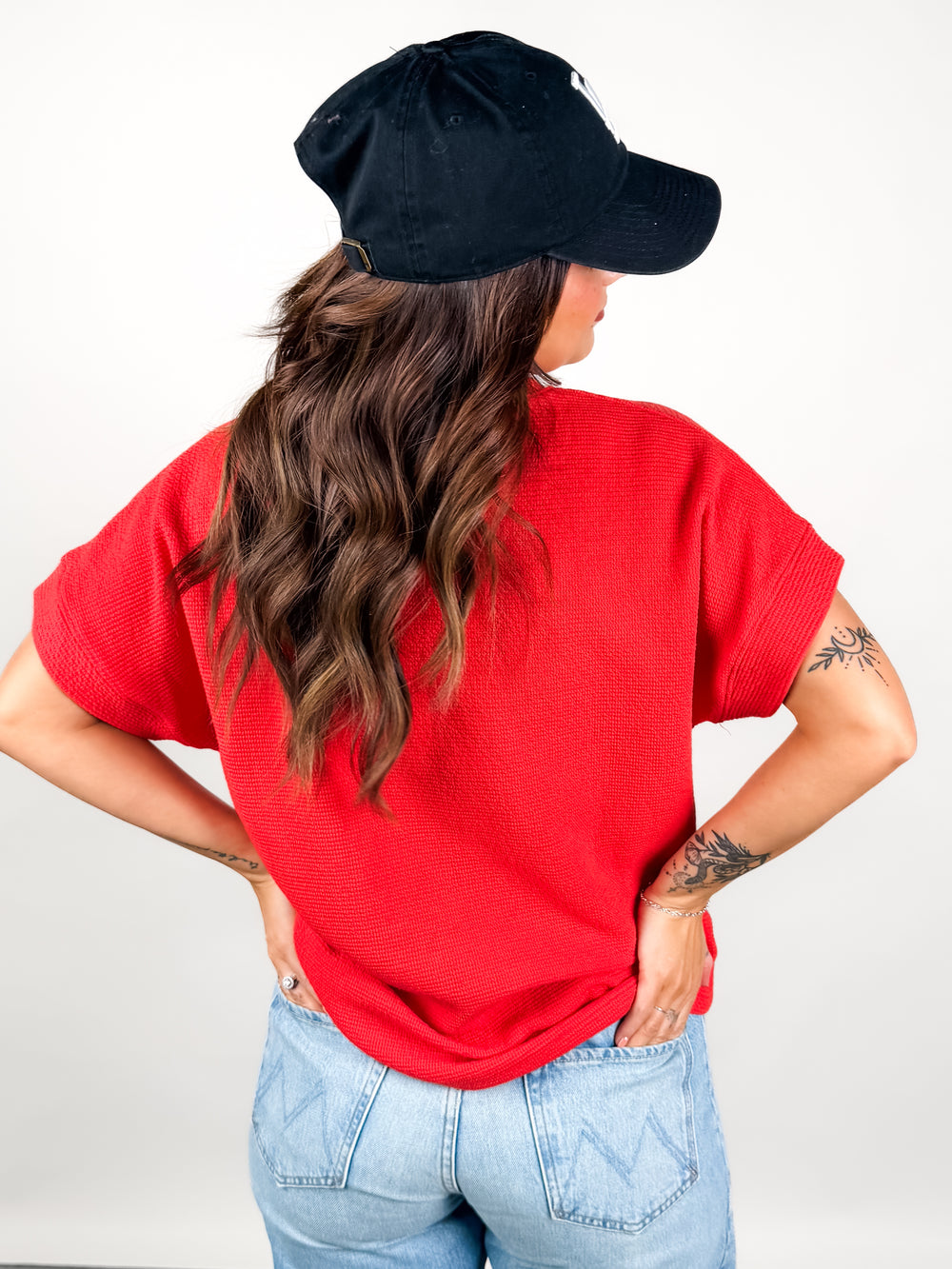 About My Business Cloudy Knit Top in