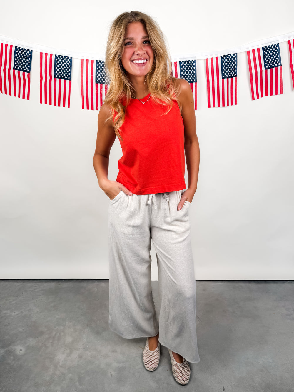 Sloane Jersey Muscle Tank