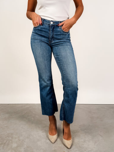 Ankle flair High Rise Jeans 