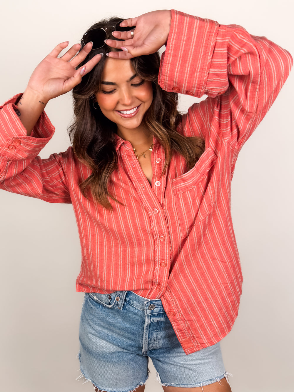 Striped Linen Laurel Shirt