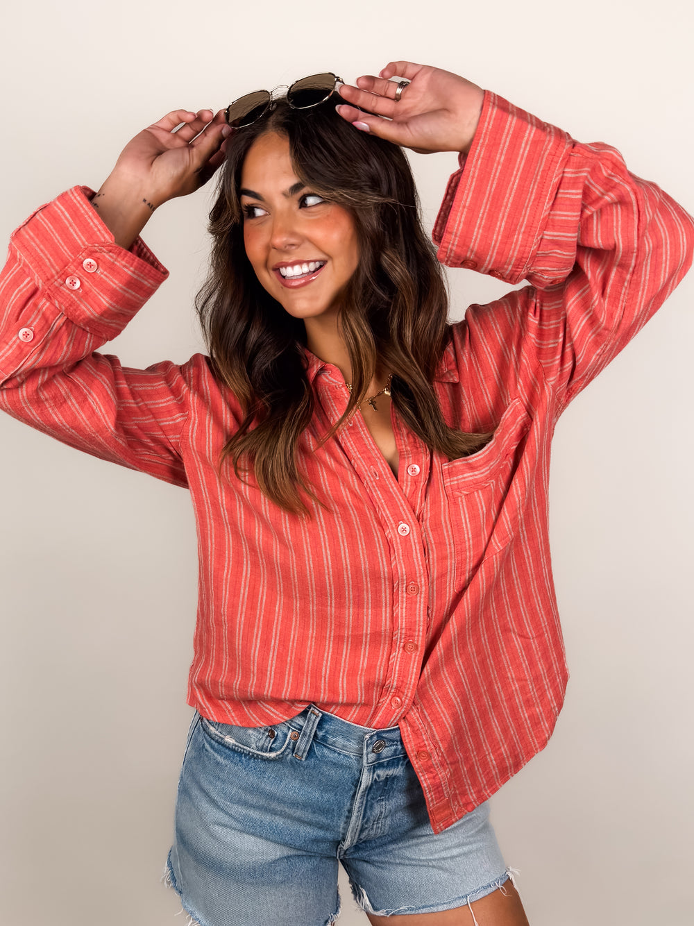 Striped Linen Laurel Shirt