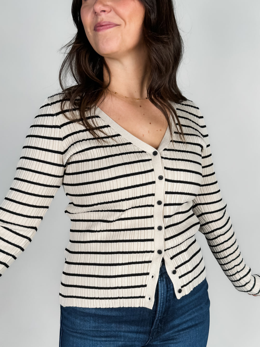 Jordana Stripe Sweater