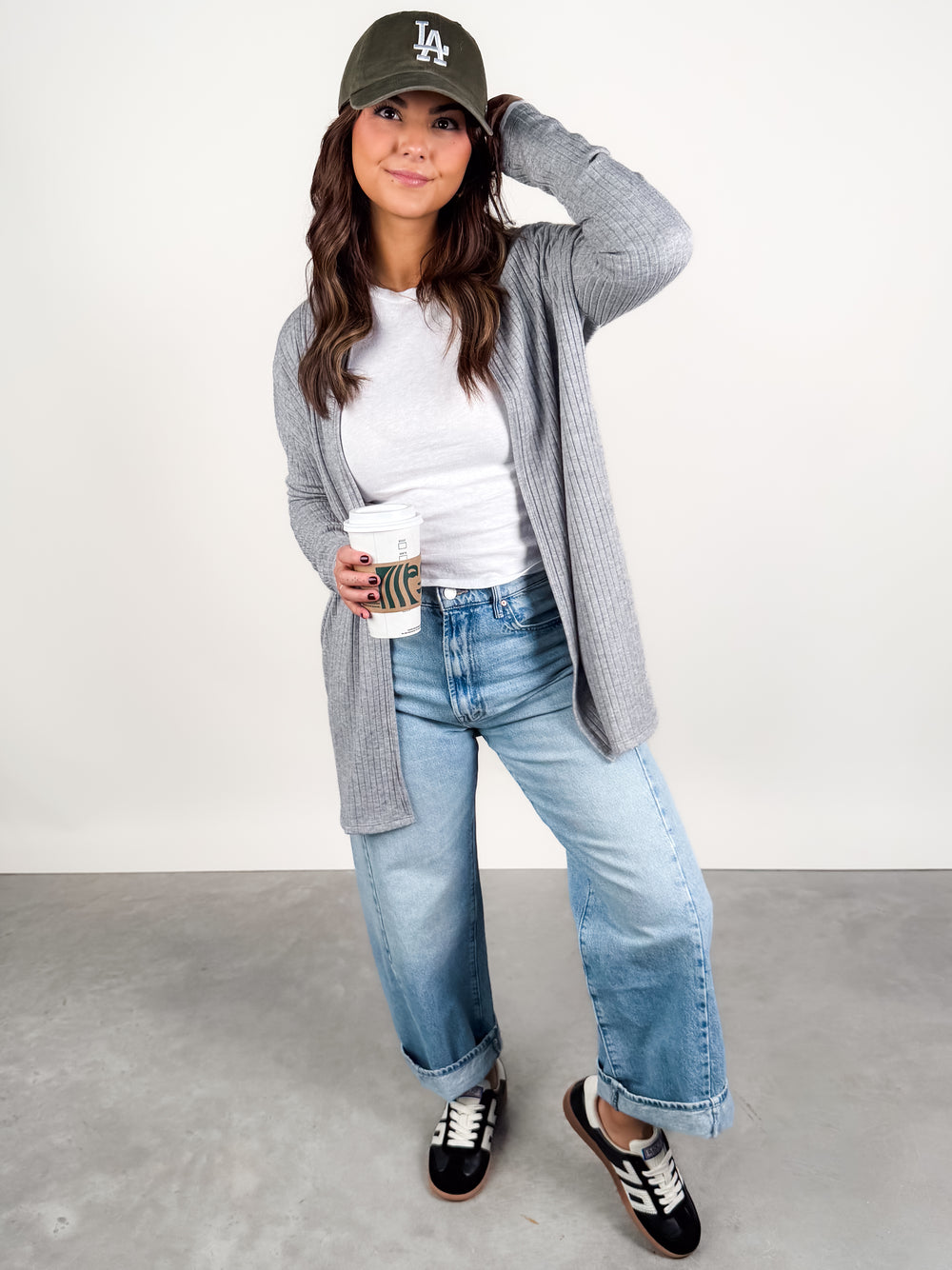 Not For Everyone  Rib Cardigan