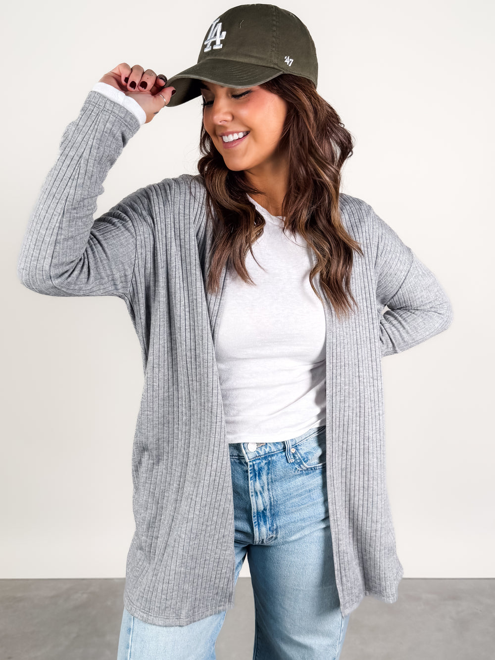 Not For Everyone  Rib Cardigan
