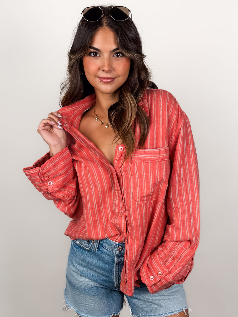 Striped Linen Laurel Shirt