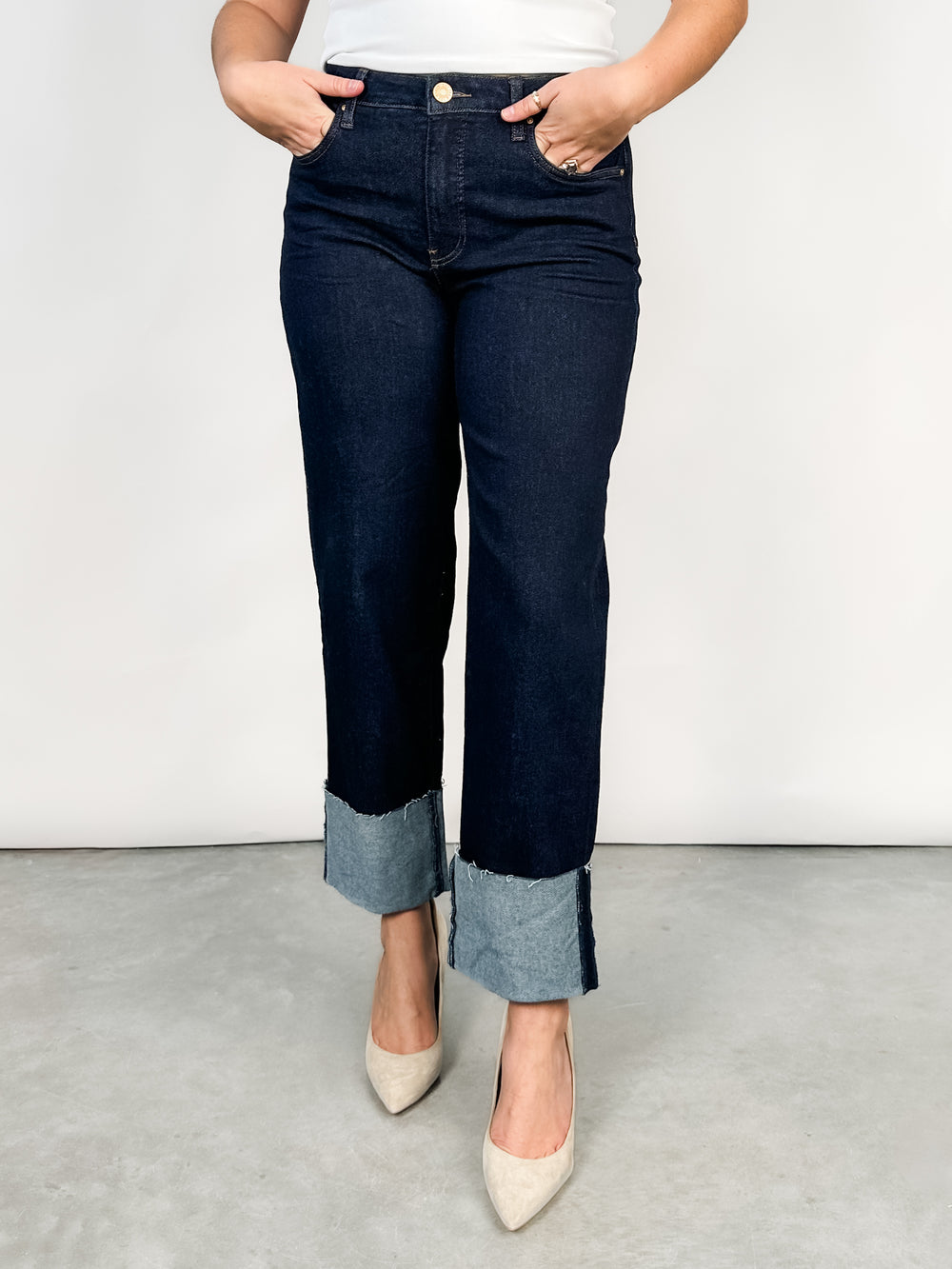 Fay High Rise Straight Leg in Kindled