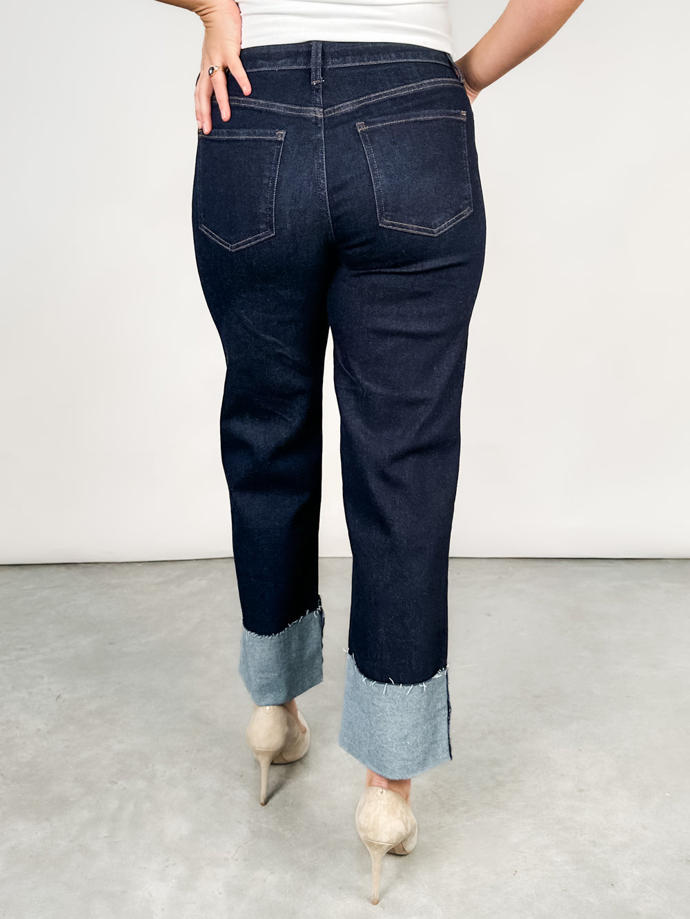 Fay High Rise Straight Leg in Kindled