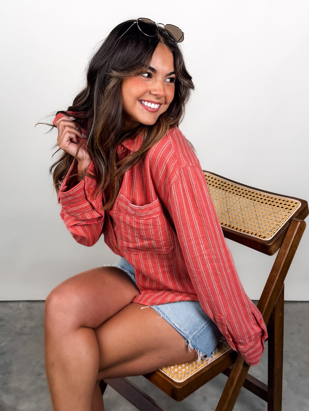 Striped Linen Laurel Shirt