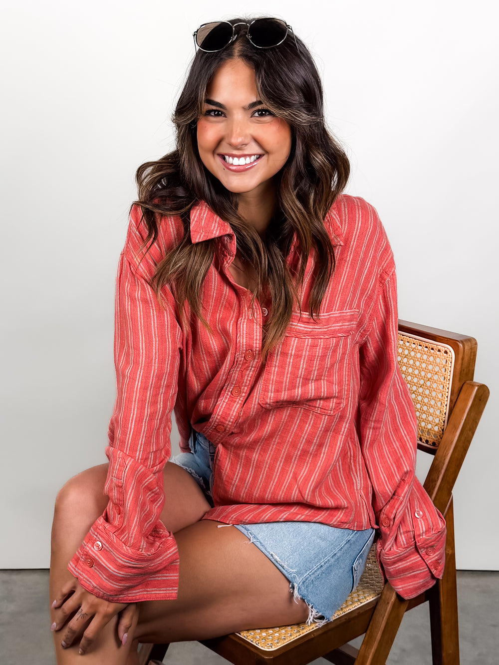 Striped Linen Laurel Shirt