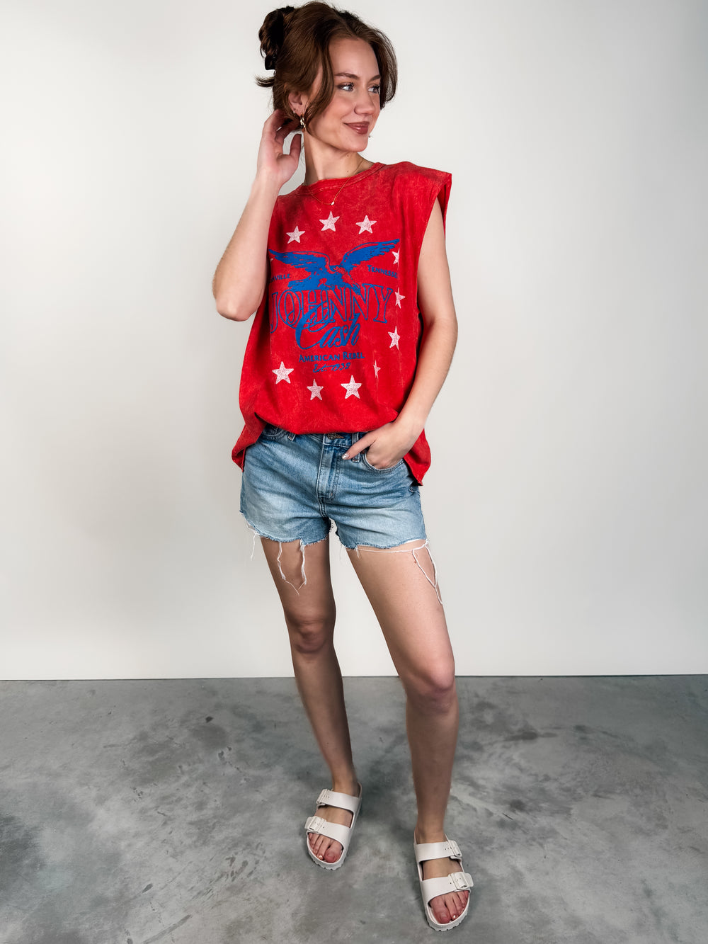 Johnny Cash Muscle Tank