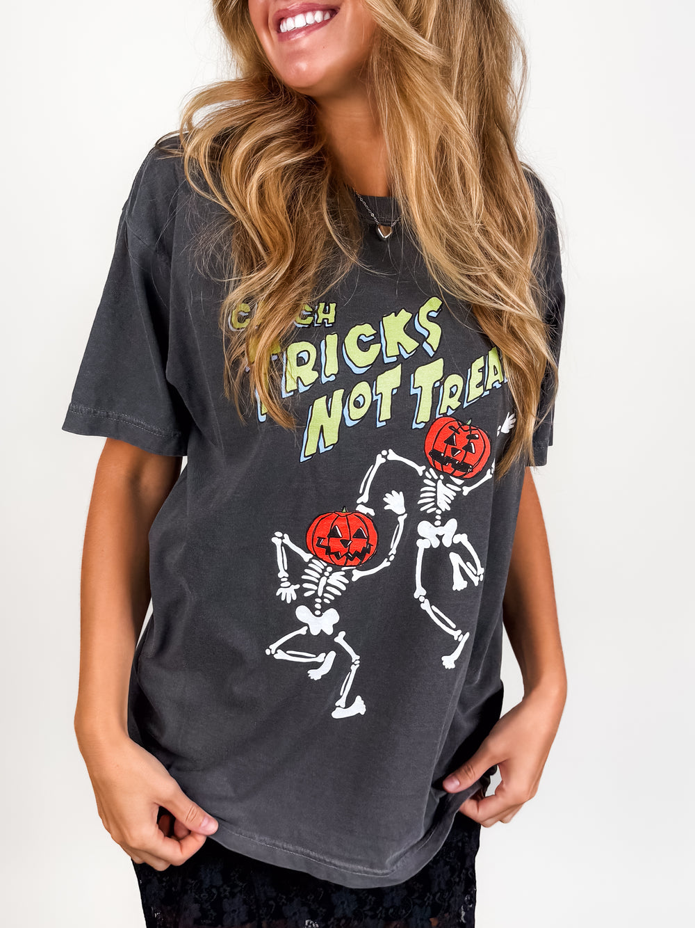 Catch Tricks Not Treats  Graphic Tee