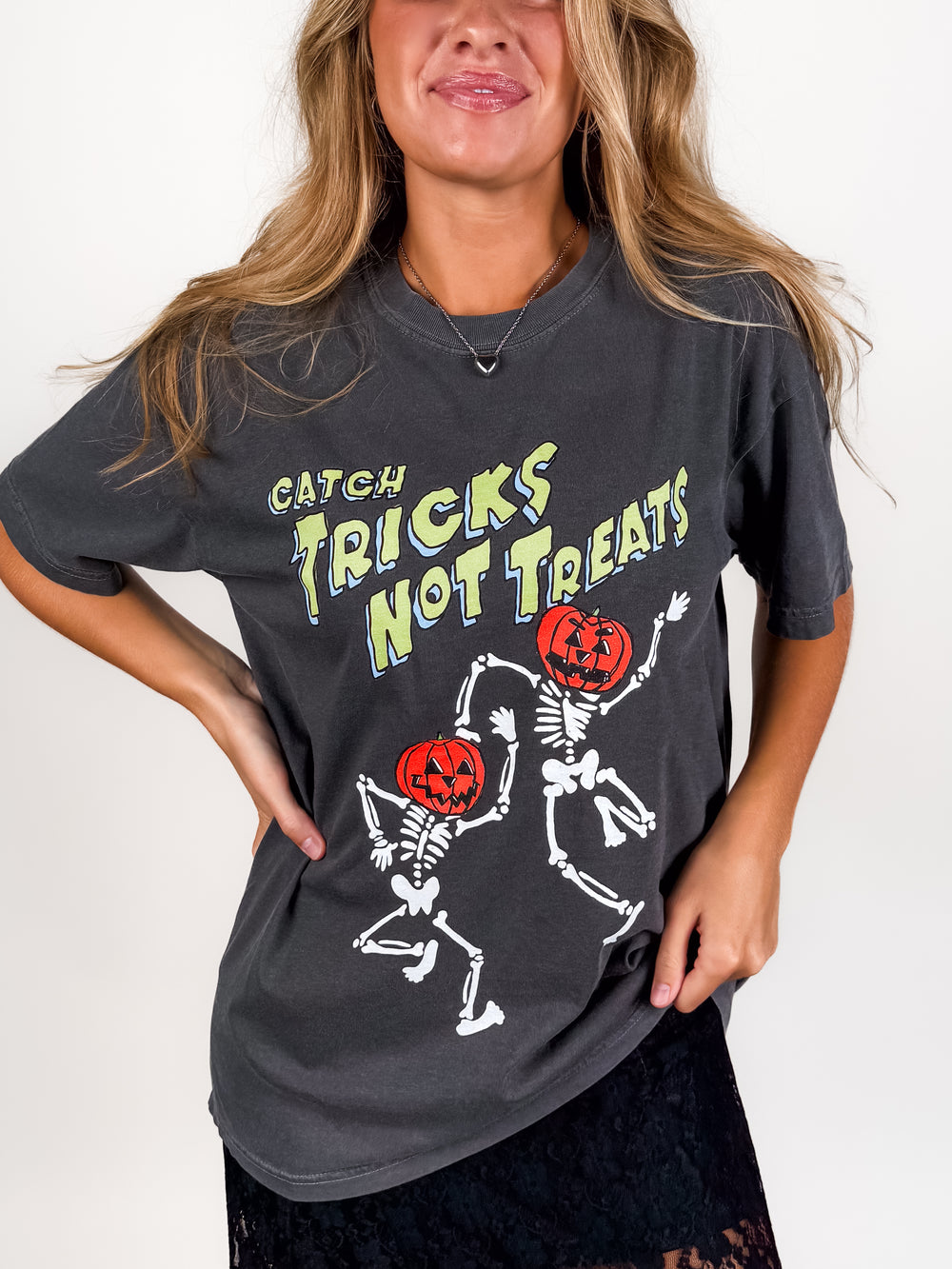 Catch Tricks Not Treats  Graphic Tee