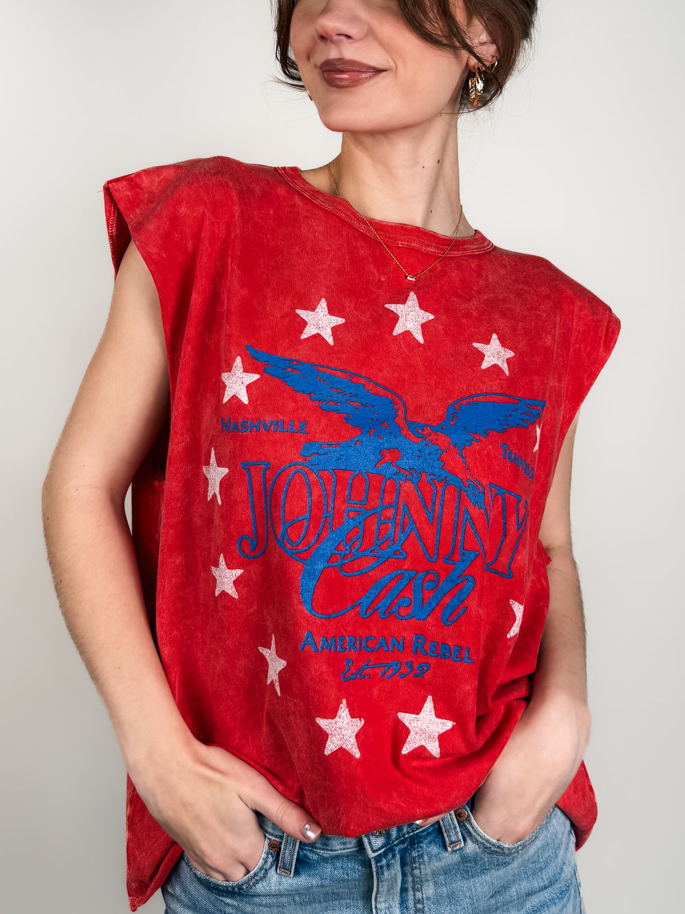 Johnny Cash Muscle Tank