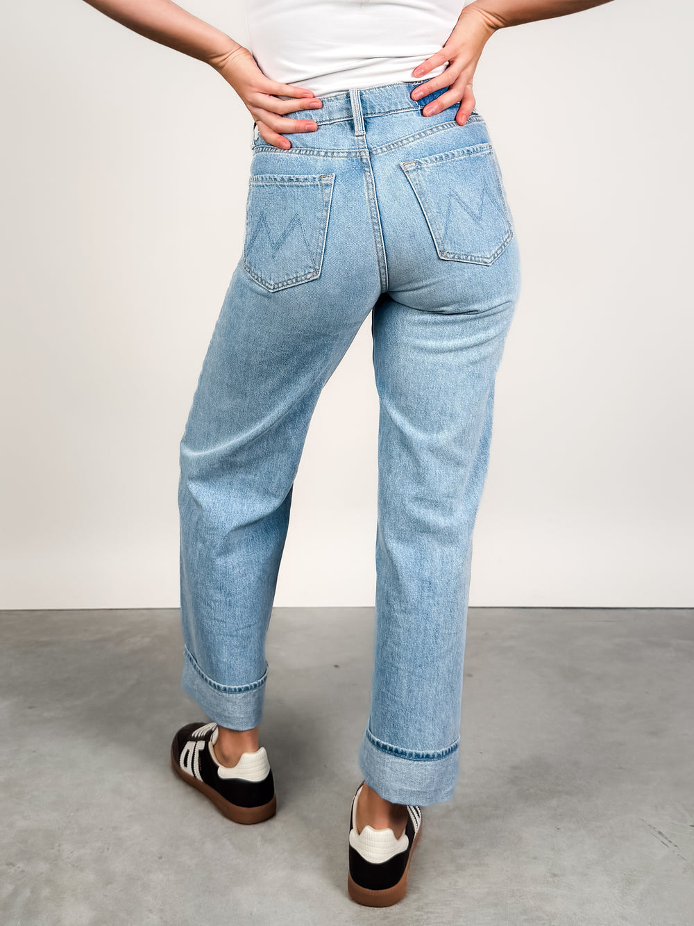 The Dodger Button Hover Cuff in I Could Care Less