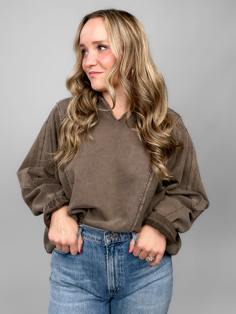 Middle Of A Dream Oversized Top