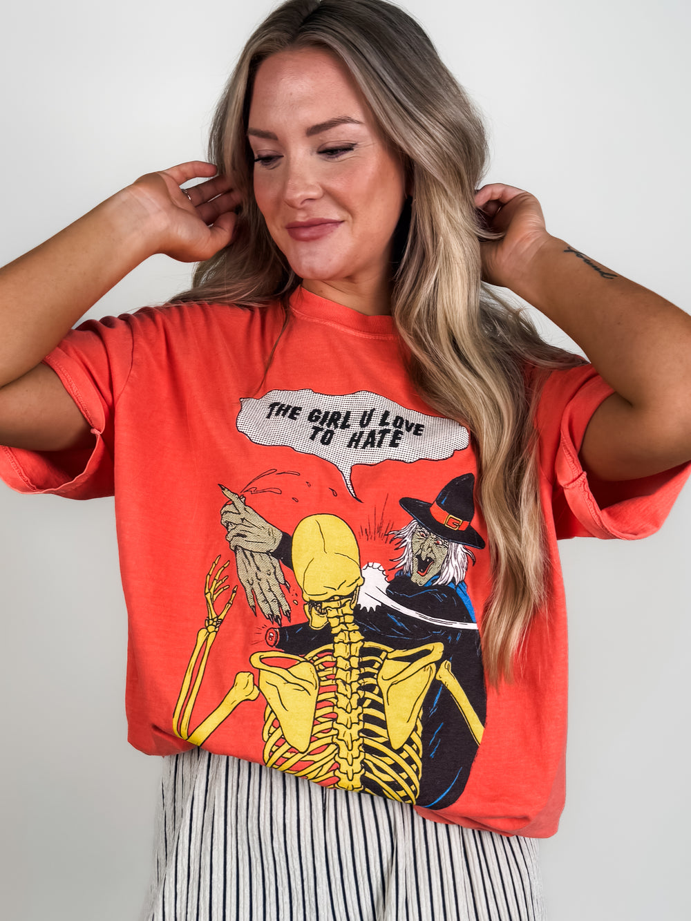 The Girl You Love To Hate Graphic Tee