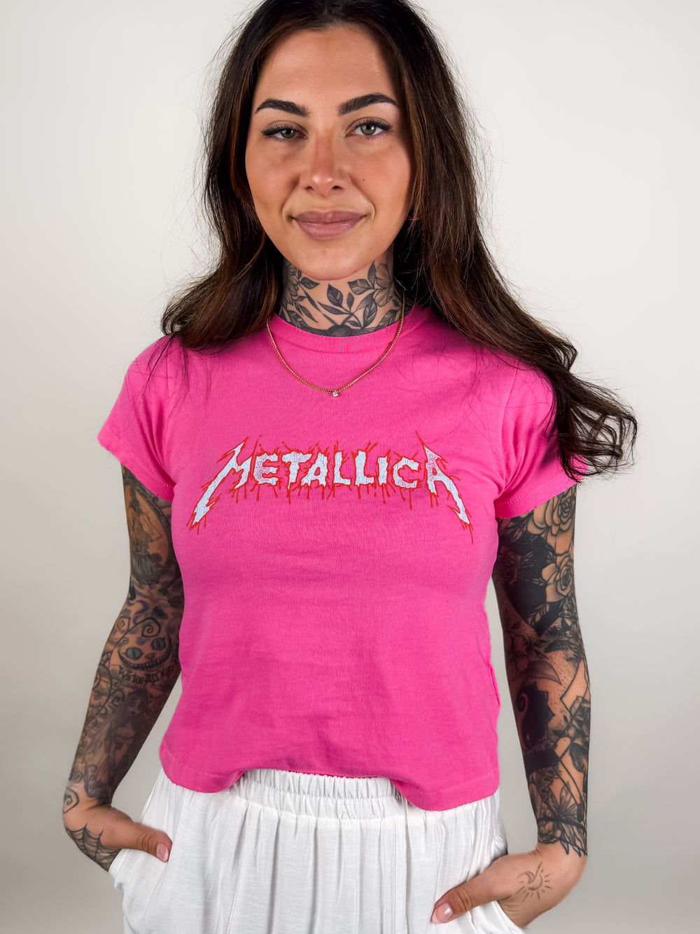 Metallica Flaming Sun Vintage Tee
