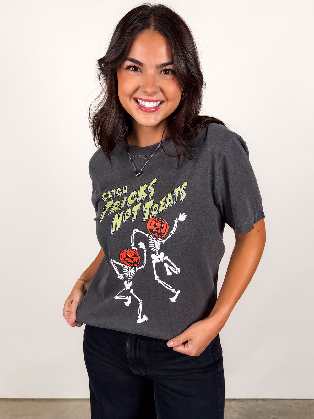 Catch Tricks Not Treats  Graphic Tee