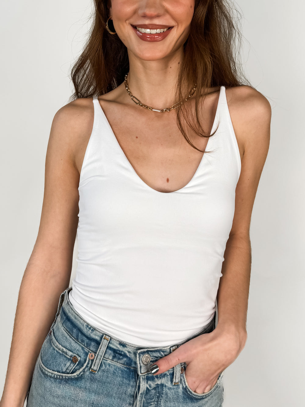 Seamless V-Neck Cami