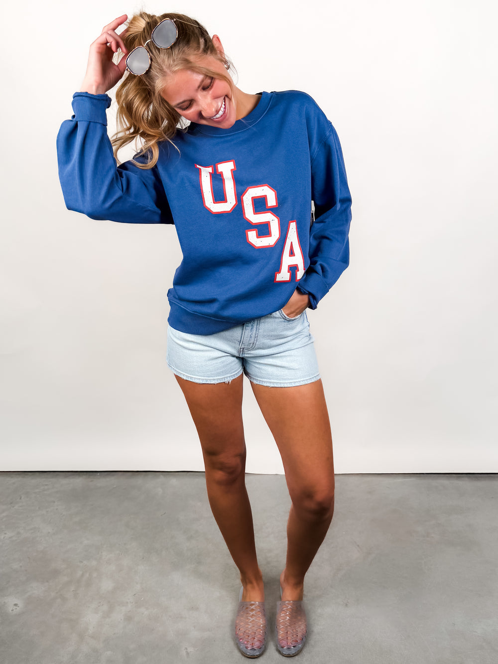 Americana Boyfriend Sweatshirt