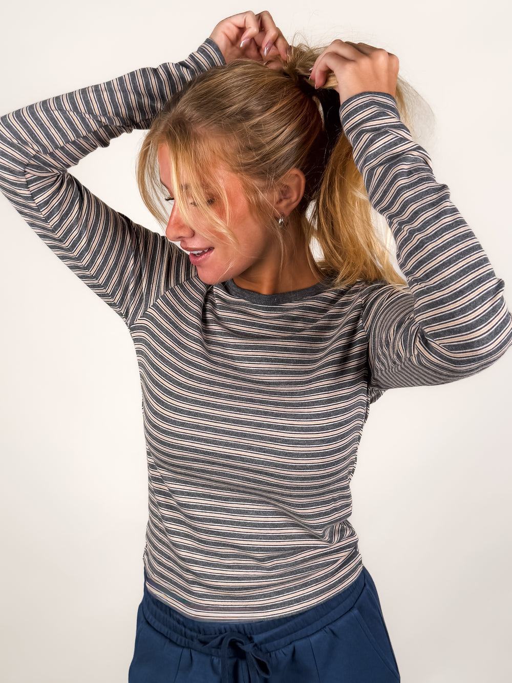 In The Evening Light Striped Shirt