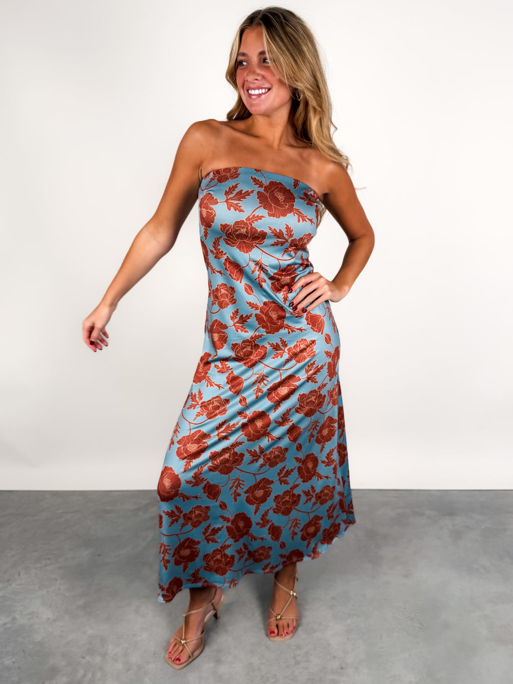 Over Again Tube Maxi Dress