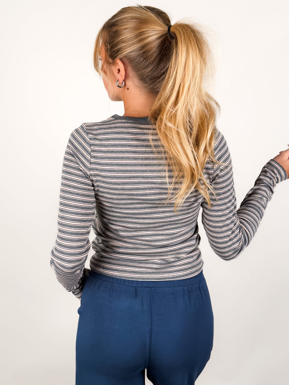 In The Evening Light Striped Shirt