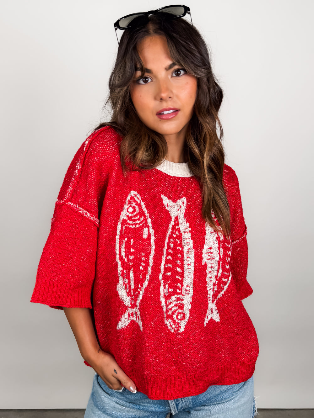 Go Fish Sweater Tee