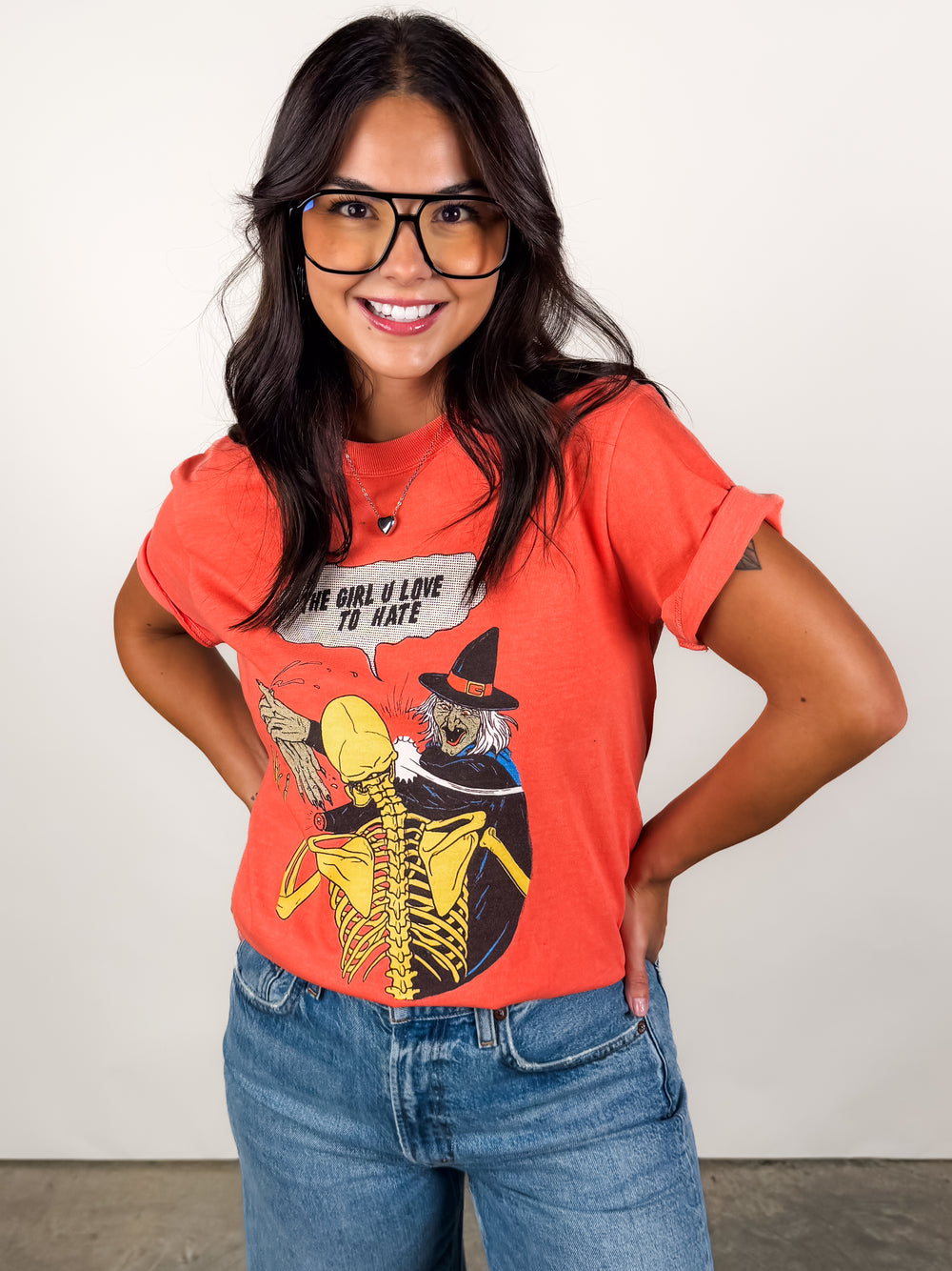 The Girl You Love To Hate Graphic Tee