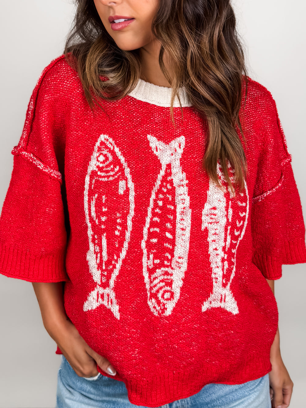Go Fish Sweater Tee