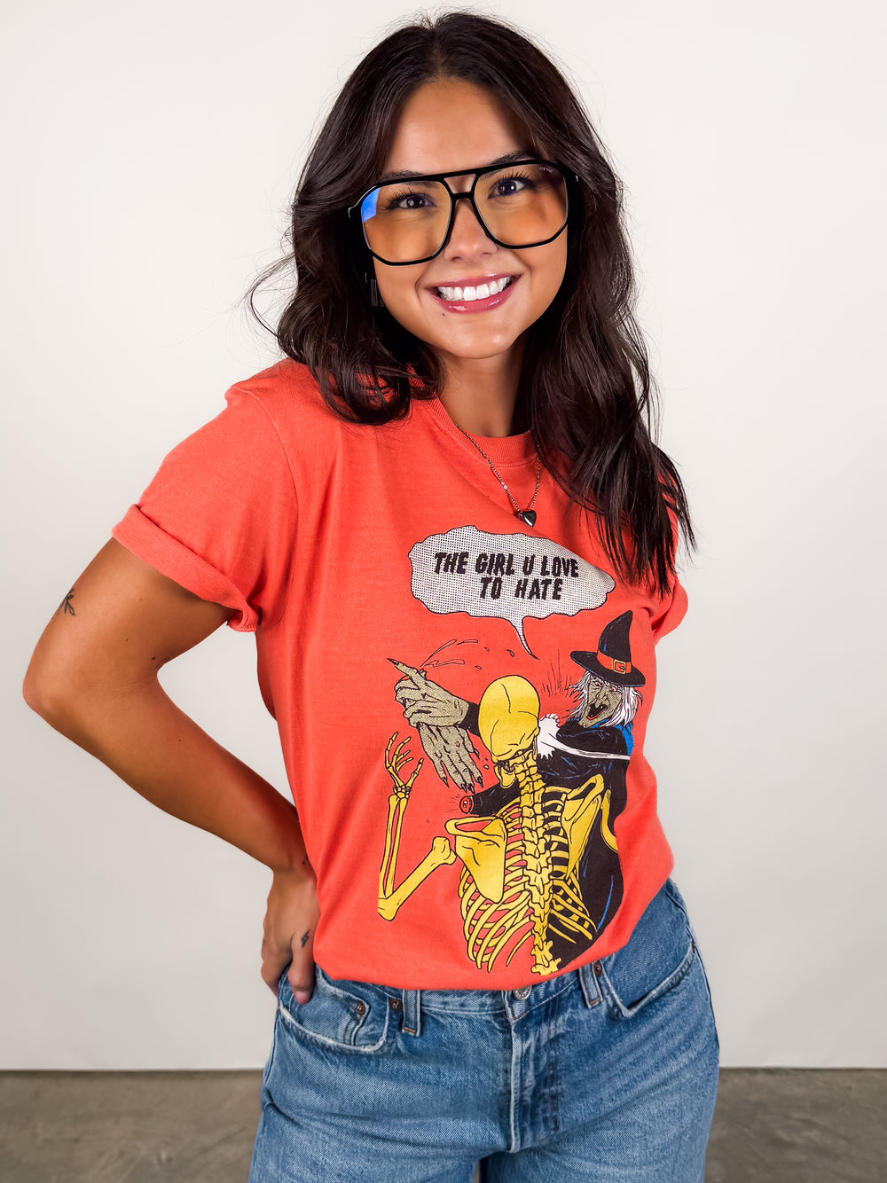 The Girl You Love To Hate Graphic Tee