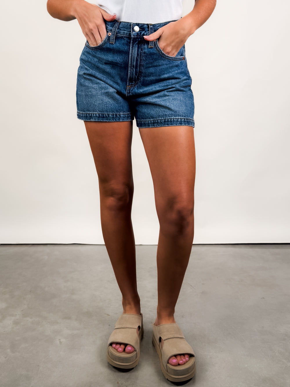 Saige Shorts in Wishbone