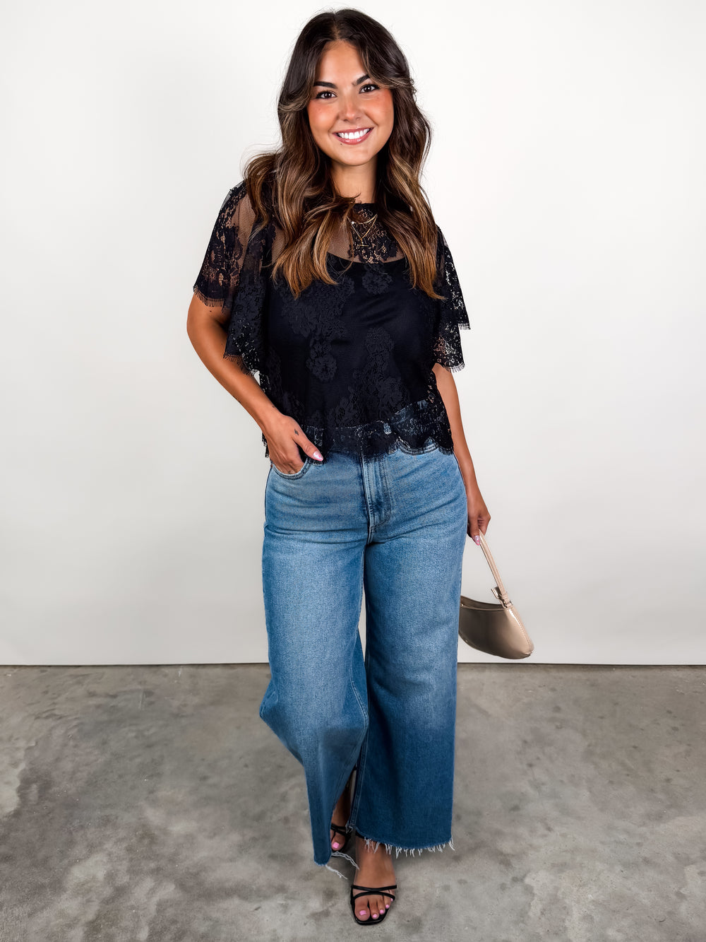 I Loved And I Lost Lace Top