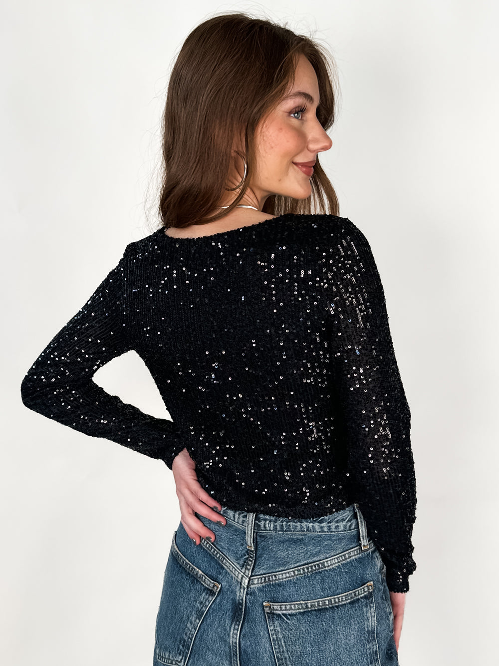 Aurora Sequin Top