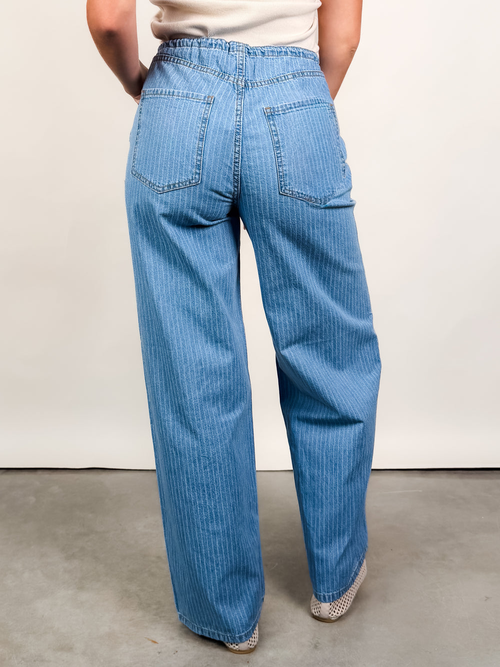 Madison Mid Rise Wide Leg in Whimsy