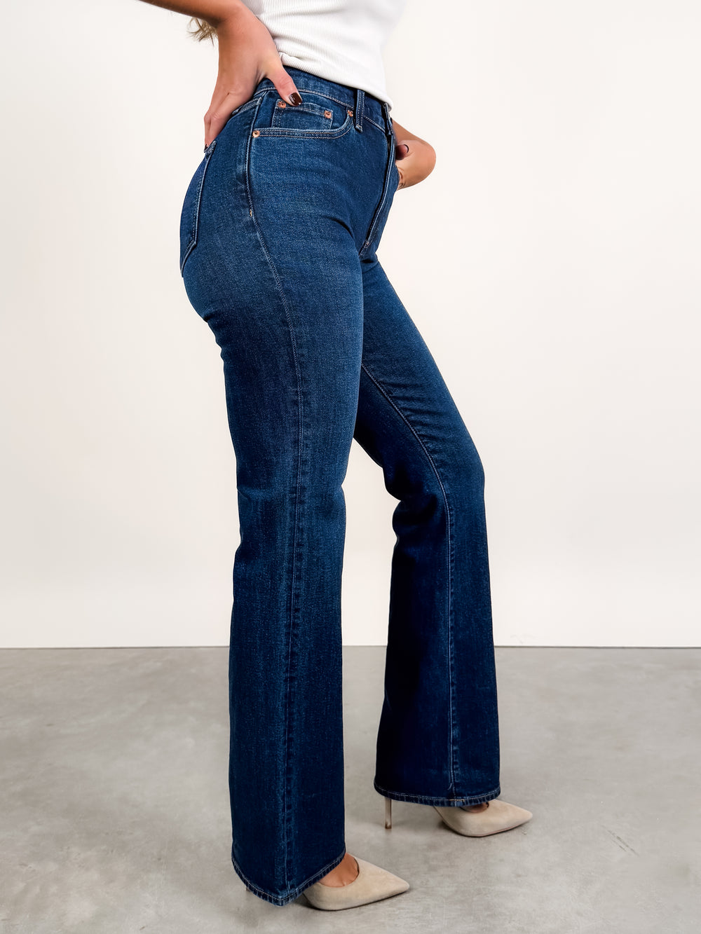 EvieHigh Rise Slim Boot in Penthouse