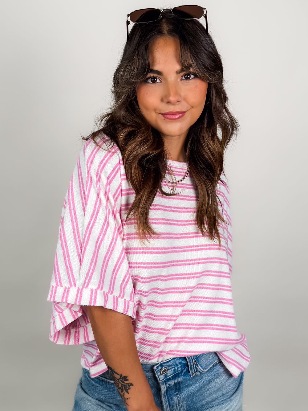 All About It Striped Top