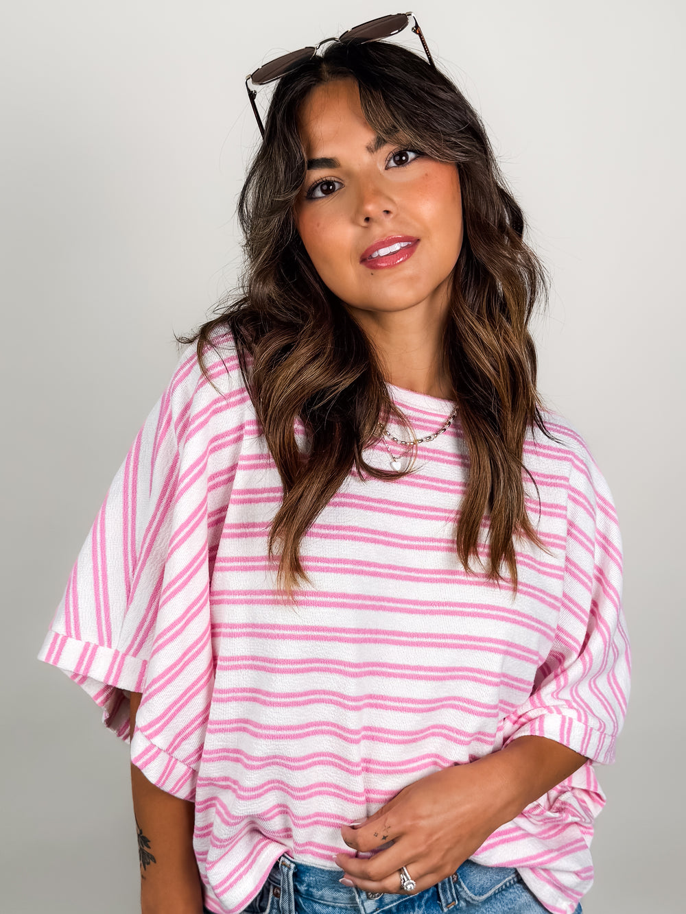All About It Striped Top