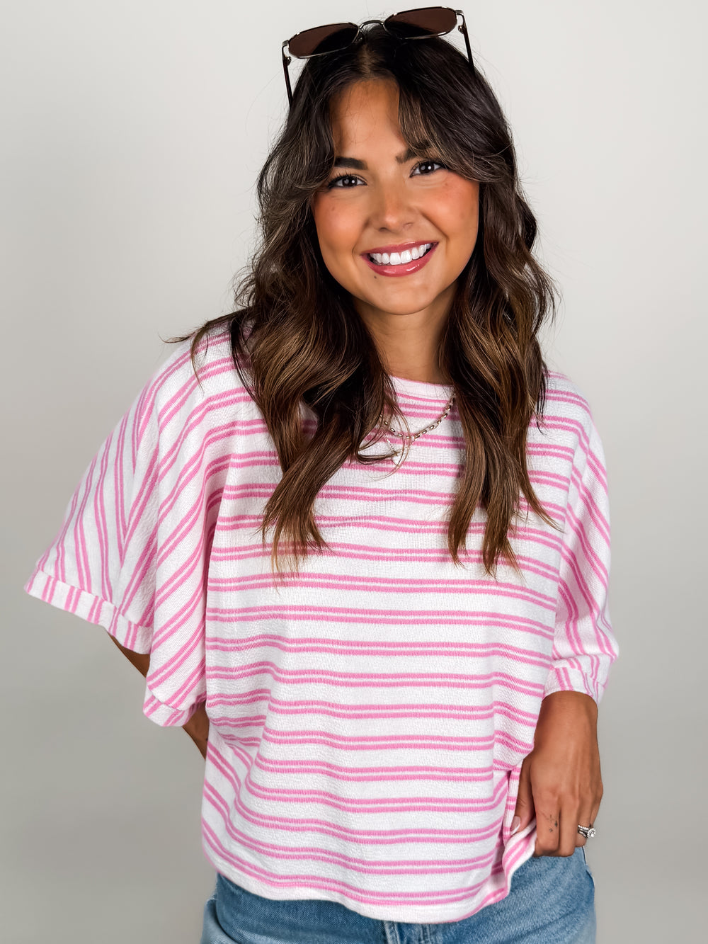 All About It Striped Top