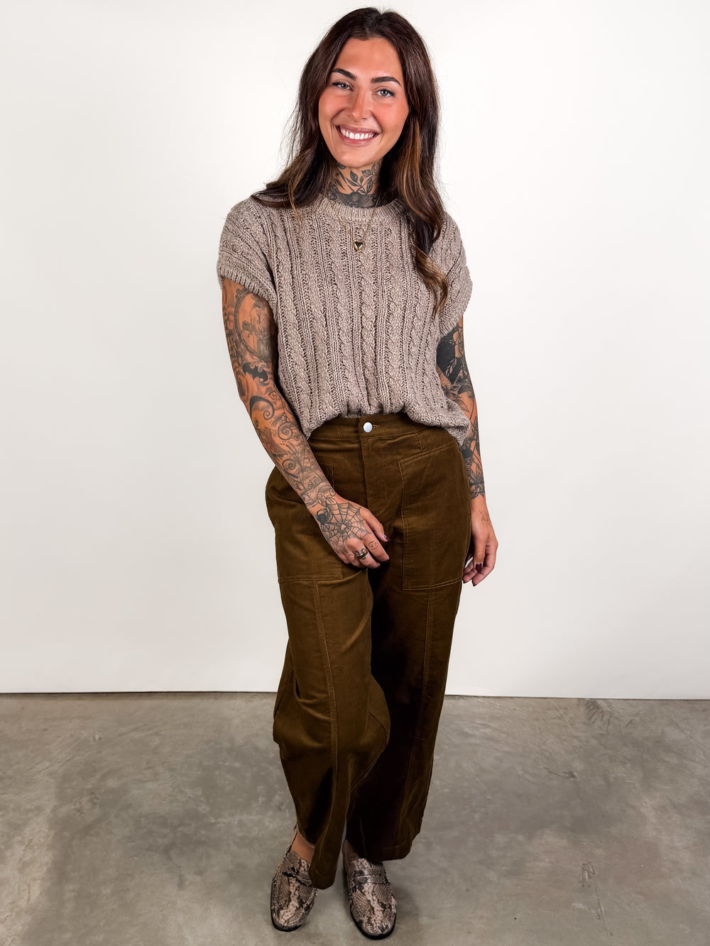 Effortless Cable Knit Sweater