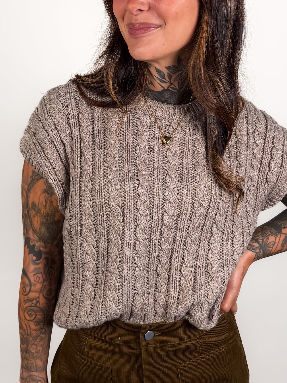 Effortless Cable Knit Sweater